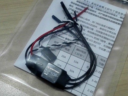 Hobbywing Xrotor 10A Speed Controller for Multicopter - Click Image to Close